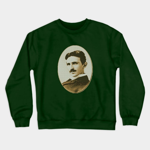 TESLA Knew Crewneck Sweatshirt by D_AUGUST_ART_53